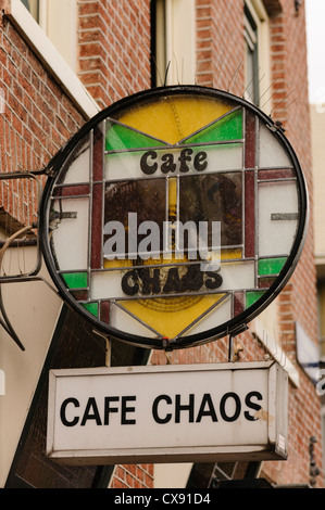 Cafe Chaos, Amsterdam Stockfoto