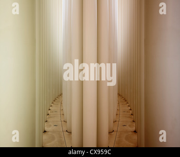 Detail, New Philharmonic Hall, Konzertsaal des Philharmonique du Luxembourg, Place de l ' Europe, Plateau de Kirchberg, Luxemb Stockfoto