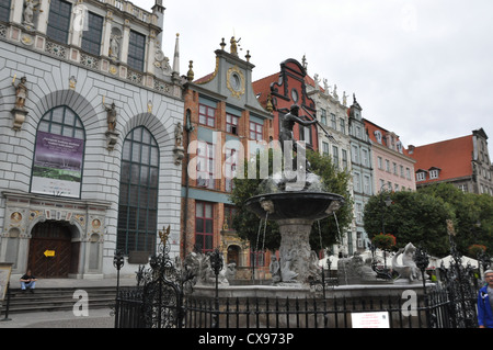 Altstadt in Danzig Stockfoto