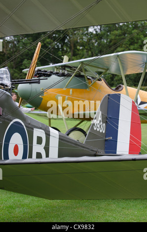TE8 Doppeldecker für Hendon Museum London bei Shuttleworth anzeigen Stockfoto