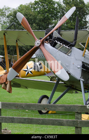 TE8 Doppeldecker für Hendon Museum London bei Shuttleworth anzeigen Stockfoto
