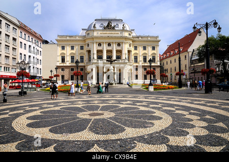 Slowakischen Nationaltheater Bratislava Slowakei Stockfoto