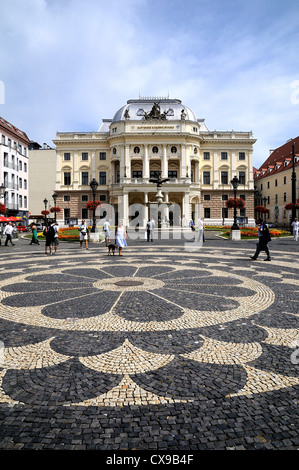 Slowakischen Nationaltheater Bratislava Slowakei Stockfoto