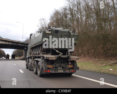 Militärische Iveco LKW EuroTrakker Cursor Stockfoto