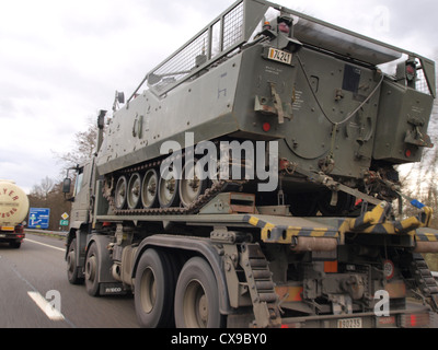 Militärische Iveco LKW EuroTrakker Cursor Stockfoto