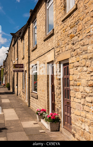 Ein Reihenhaus zum Verkauf in Barnard Castle, County Durham, England, Großbritannien, Uk Stockfoto