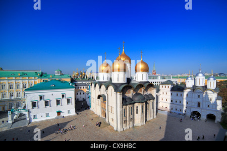 Domplatz, Ansicht von Ivan der große bell Tower, Moskauer Kreml, Moskau, Russland Stockfoto