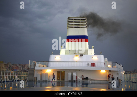 Brittany Ferries Pont-Aven in Santander, Spanien. Stockfoto