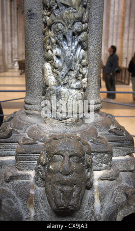 St. James Cathedral in Santiago De Compostela, Spanien. Der Baum von Jesse. Stockfoto