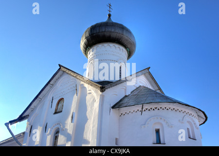 Kirche von St. Simon Godbearer (1468), Zverin Kloster, Weliki Nowgorod, Nowgorod, Russland Stockfoto