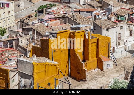 Tortosa,Catalonia,Spain.General Blick, Altstadt. Stockfoto