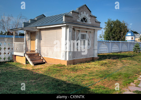 Holzhaus in Verkündigung Kloster, Murom, Vladimir Region, Russland Stockfoto