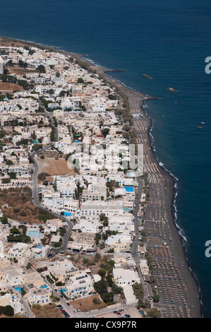 Kamari, Santorini, Griechenland Stockfoto