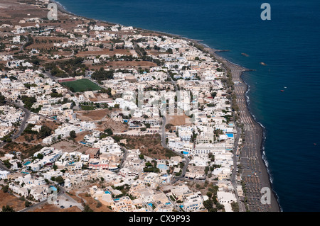 Kamari, Santorini, Griechenland Stockfoto