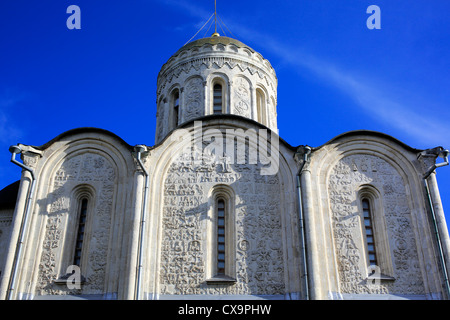 Kathedrale des Heiligen Demetrius (1191), Wladimir, Russland Stockfoto