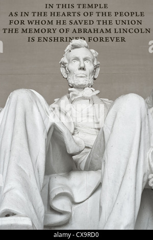 Abraham Lincoln Memorial in Washington, D.C. Stockfoto
