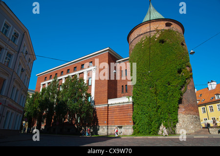 Pulverturm Pulverturm und lettische Kriegsmuseum in Vecriga Altstadt Riga Lettland Europa Stockfoto