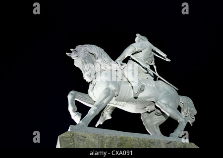 Salawat Yulayev (baschkirischen Nationalhelden) Denkmal in Ufa, Russland Stockfoto