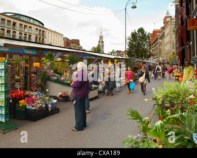 Flower Market - Amsterdam, Niederlande, Europa Stockfoto