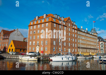 Christianshavns kanal Christianshavn Grachtenviertel Kopenhagen-Dänemark-Europa Stockfoto