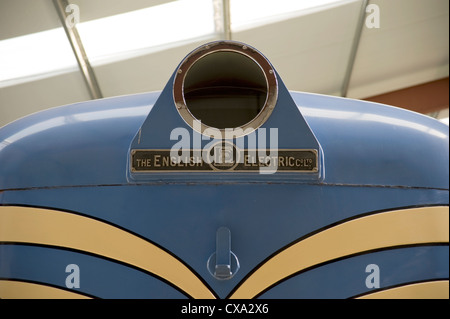 Prototyp "Deltic" Diesellok in Ribble Valley Railway Museum Stockfoto