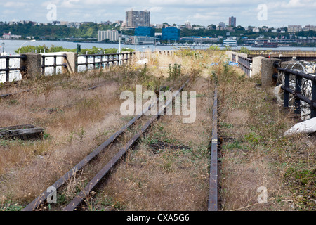 Das dritte Segment der High Line Park Bespannung West Westen 30. 34. Straße in New York Stockfoto