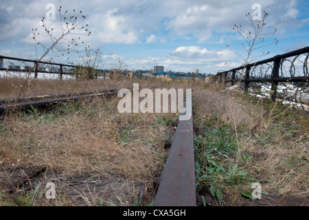 Das dritte Segment der High Line Park Bespannung West Westen 30. 34. Straße in New York Stockfoto