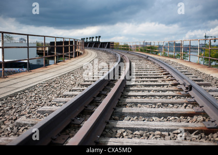 Das dritte Segment der High Line Park Bespannung West Westen 30. 34. Straße in New York Stockfoto