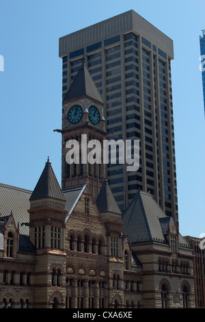 Alten Toronto City Hall von 1899 bis 1966. Stockfoto