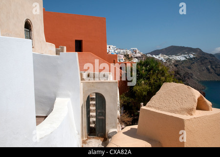 Oia, Santorini, Griechenland Stockfoto