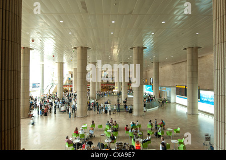 Arrivals Hall internationale Flughafen Ben Gurion Israel Stockfoto