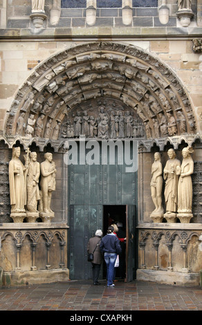 Trier, Eingang in die Basilika unserer lieben Frau Stockfoto