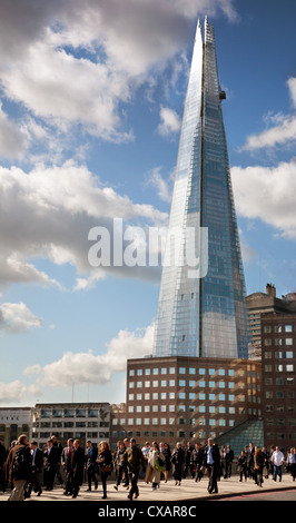 Blick auf den Shard London Bridge, England, Vereinigtes Königreich, Europa Stockfoto