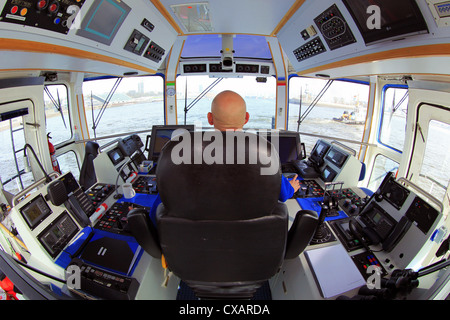 Schlepper auf Elbe, Hamburg Hafen, Deutschland, Europa Stockfoto