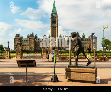 Parlament von Kanada am Parliament Hill in Ottawa, Kanada Stockfoto