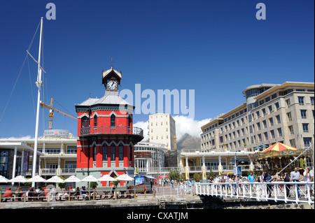 Uhrturm, der Waterfront, Cape Town, Südafrika, Afrika Stockfoto