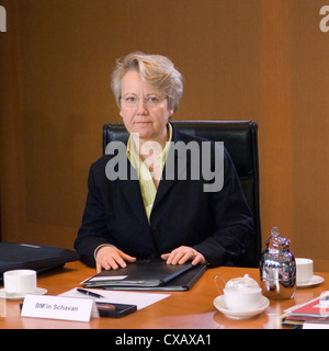 Dr. Annette Schavan, CDU Stockfoto