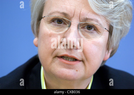 Dr. Annette Schavan, CDU Stockfoto