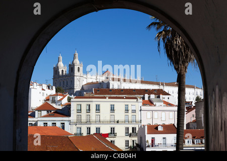 Sao Vicente de Fora Kirche, Alfama, Lissabon, Portugal, Europa Stockfoto