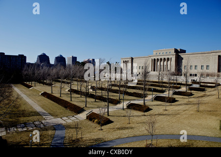 Das Nelson-Atkins Museum of Art in Kansas City, Missouri, Vereinigte Staaten von Amerika, Nordamerika Stockfoto