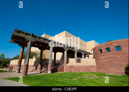 USA Indiana IN Indianapolis Museen das Eiteljorg Museum der amerikanischen Indianer und Western Art Äußeres Stockfoto