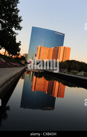 USA-Indiana-Indianapolis IN - JW J W Marriott Hotel - das größte Marriott komplexe in der Welt Stockfoto