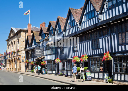 Das Shakespeare Hotel in Stratford-upon-Avon Stadtzentrum Warwickshire England UK GB EU Europa Stockfoto