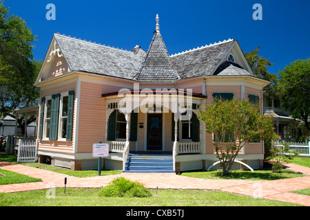 Simon Gugenheim House gebaut 1905 befindet sich im Heritage Park, Corpus Christi, Texas, USA. Stockfoto