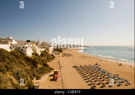 Strand, Albufeira, Algarve, Portugal Stockfoto