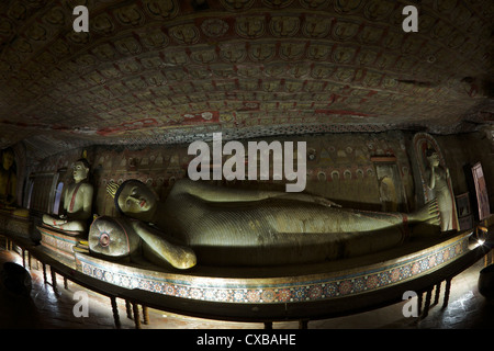 Dambulla Höhle Tempel, UNESCO World Heritage Site, Sri Lanka, Asien Stockfoto