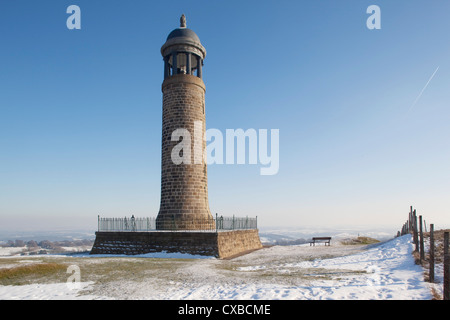 Denkmal Stand, Crich, Derbyshire, England, Vereinigtes Königreich, Europa Stockfoto