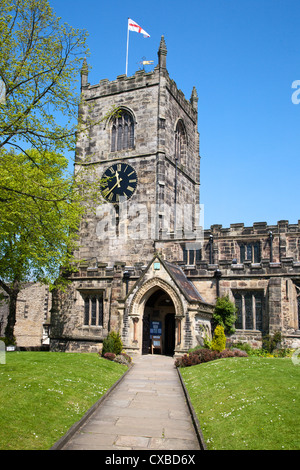 Pfarrkirche der Heiligen Dreifaltigkeit, Skipton, North Yorkshire, Yorkshire, England, Vereinigtes Königreich, Europa Stockfoto