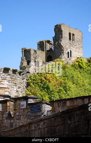 Scarborough Castle Keep, Scarborough, North Yorkshire, Yorkshire, England, Vereinigtes Königreich, Europa Stockfoto