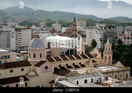 Skyline der Stadt Salta, Argentinien. Stockfoto